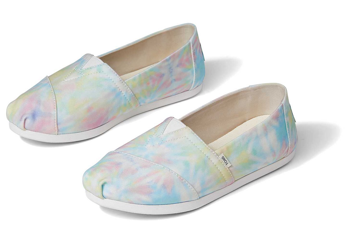 Toms Alpargata Tie Dye Espadrille White - Womens - 31458-TVLN